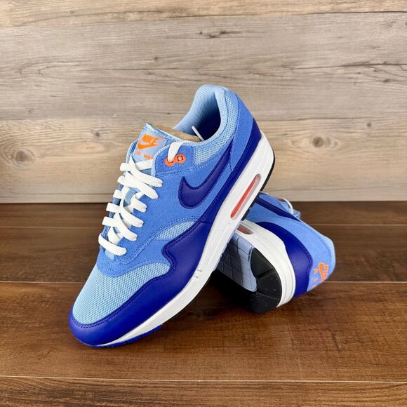 Nike Air Max 1 Essential Psychic Blue Mens Size 10.5 Deep Royal Blue FZ5808 400 - Picture 1 of 9